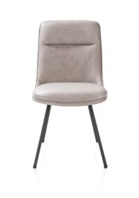 Mateo, chaise - 4-pieds - graphite - Pala - Gris clair