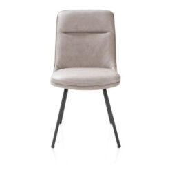 Mateo, chaise - 4-pieds - graphite - Pala - Gris clair