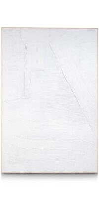 Master Strokes tableau 120x180cm - Blanc