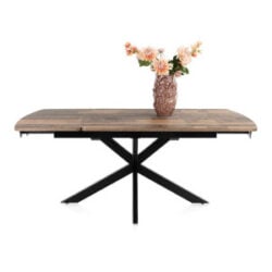 Pavalon, uitschuiftafel 140 (+ 50) x 100 cm - Driftwood