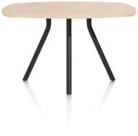 Arvada, bartafel 160 x 100 cm. - ovaal - centrale poot kort - natural - Afbeelding 2