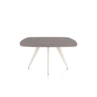 Saluti, eetkamertafel ovaal 150 x 105 cm. - 4 poot - cr&egrave;me - Lava