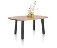 Pavarotti, table 150 x 120 cm - oval - pieds de table (4) metal - Image 2