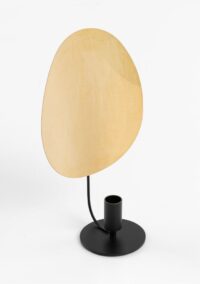Bea kandelaar H30cm - Zwart/Goud