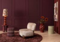 Skye bijzettafel H45cm - Bordeaux - Afbeelding 3