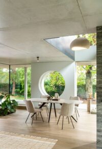 Saluti, eetkamertafel ellips 180 x 105 cm. - 4 poot - steelbrown - Lava - Afbeelding 2