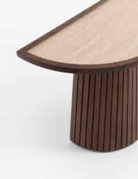 Cleo wandtafel H77cm - Bruin - Afbeelding 2