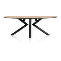 Masura, table ellipse - 220 x 105 cm - Chene