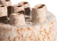 Safia vase H21cm - Beige - Image 2