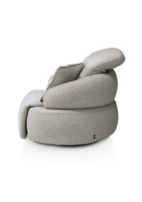 Hollywood, homecinema draaifauteuil - stof Cloudy - Olijf - Afbeelding 3