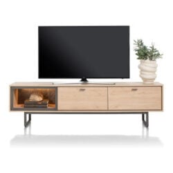 Helsinki, buffet bas 200 cm. - 2-tiroirs + 1-niche (+ LED)
