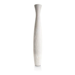 Milou vaas H134cm - Wit