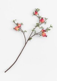 Pomegranate kunstbloem H82cm - Rood