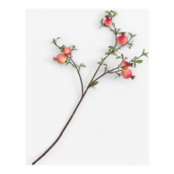 Pomegranate kunstbloem H82cm - Rood