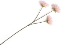 Dahlia Spider Spray fleur artificielle H75cm - Rose