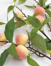Peach spray kunstbloem H85cm - Oranje - Afbeelding 2