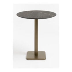 Brest bartafel marble onyx D80cm - Goud