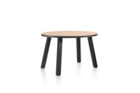 Avalox, table de bar ronde 130 x 110 cm - couleur natural - 4 pied - Image 2