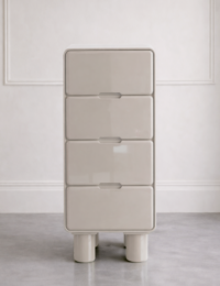 Mauro kast h104cm - Cremekleurig