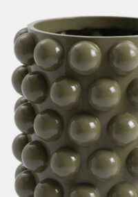 DOTS vaas h41cm - Olive - Afbeelding 2