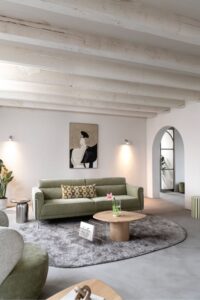 Fiskardo, 2-zitsbank - Stof Vada - mosgroen - Afbeelding 2