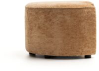 Roan pouf maan H44cm - Jaune ocre - Image 2