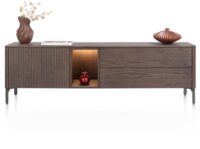 Trenton, lowboard 180 cm - 1-deur + 2-laden + 1-niche - Clay