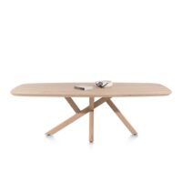 Shimla, eetkamertafel 270 x 120 cm - houten poten
