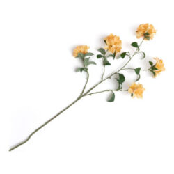 Rhododendron Spray fleur artificielle H118cm - Orange