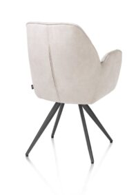 Bell, armstoel - grafiet frame - pocket - combi Calabria/Vada - Kiezel - Afbeelding 3
