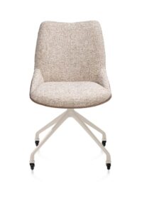 Mats, chaise - roulettes - creme - Pala cognac + Luton cuivre