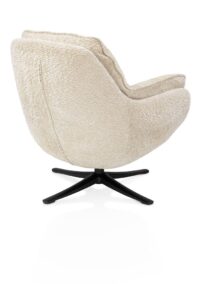 Densa, draaifauteuil - stof Valencia - Creme - Afbeelding 3
