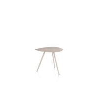 Salutina, salontafel 53 x 53 cm - 3 pootjes - cr&egrave;me