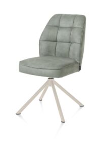 Bell, eetkamerstoel - creme frame recht - draaibaar - pocket - stof Calabria - Olijf - Afbeelding 2