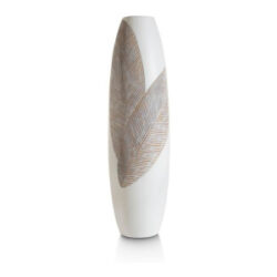 Jolie vaas H78cm - Wit