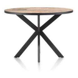 Avalox, table de bar ronde 130 x 110 cm - couleur driftwood - centrale pied