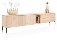 Trenton, lowboard 240 cm - 2-deuren + 2-laden + 1-niche - natural - Afbeelding 3