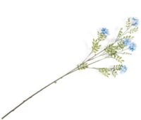 Blossom Spray H91cm kunstbloem - Blauw