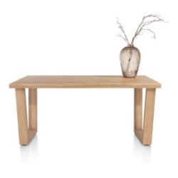 Nyborg, table 150 x 100 cm - pied bois en V