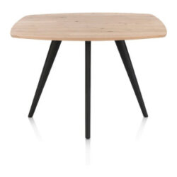 Arvada, bartafel 160 x 100 cm, ovaal, 4 poot - Rough off black