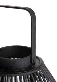 Philou photophore H26,5cm - Noir - Image 2