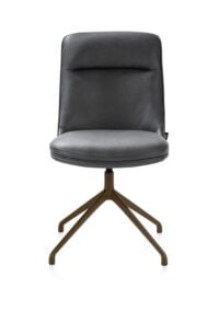 Mateo, chaise - pivotante - steelbrown - Pala - Anthracite