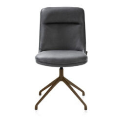 Mateo, chaise - pivotante - steelbrown - Pala - Anthracite