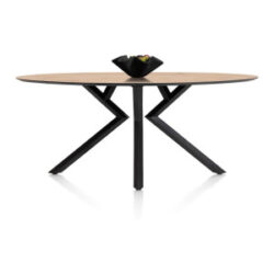 Masura, bartafel ellips - 220 x 105 cm (hoogte 92 cm) - Eiken