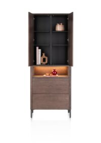 Trenton, Bergkast 75 cm. - 2-deuren + 2-laden - Clay - Afbeelding 2