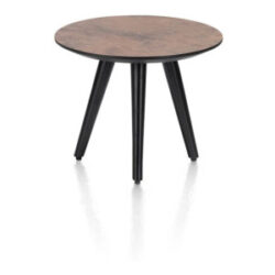 Maze, table basse ronde 40 cm - hauteur 32 cm - Rouille