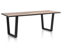 Avalox, bartafel 230 x 98 cm - kleur driftwood - V poot - Afbeelding 2