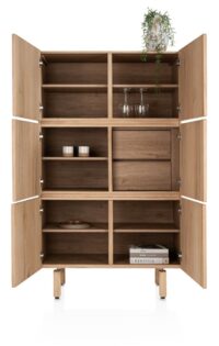 Azulo, armoire 100 cm - 6-portes (+ 2-tiroirs a l\'interieur) - Image 3