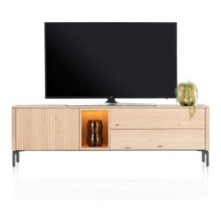 Trenton, buffet bas 180 cm - 1-porte + 2-tiroirs + 1-niche - natural