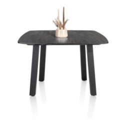 Palace, table ronde 150 x 120 cm - 4-pieds - Anthracite